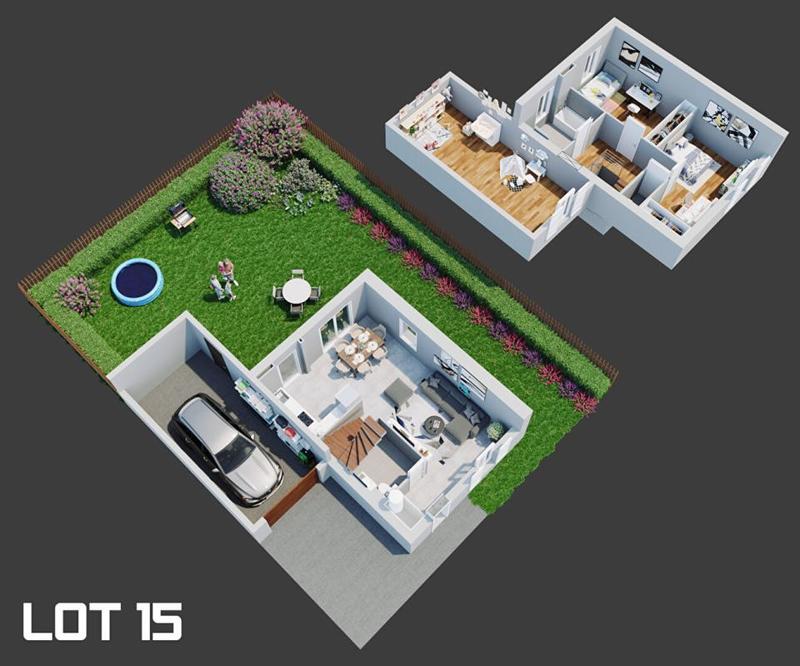 Maison - 93 m² - 3 pièces