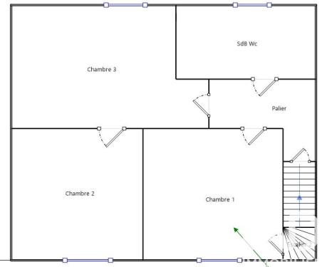 Maison de ville - 119 m² - 6 pièces