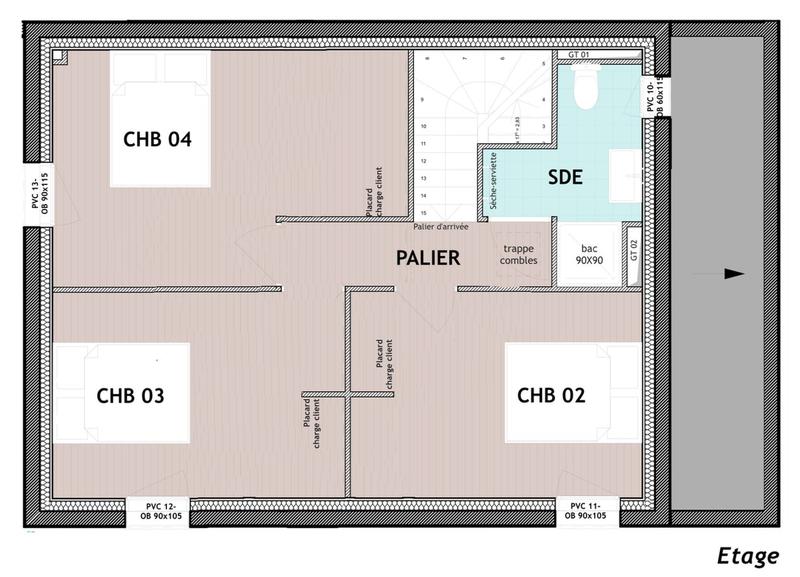 Maison contemporaine - 105 m² - 5 pièces