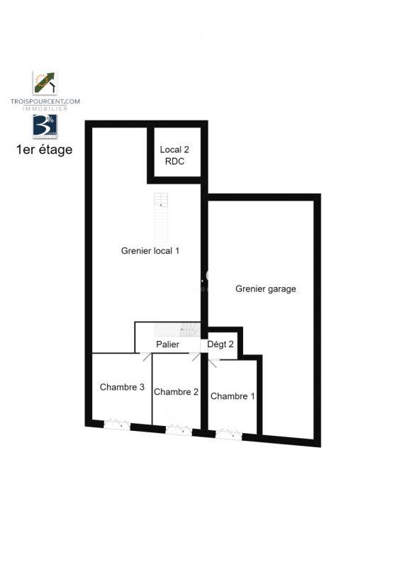 Maison de village - 130 m² - 4 pièces