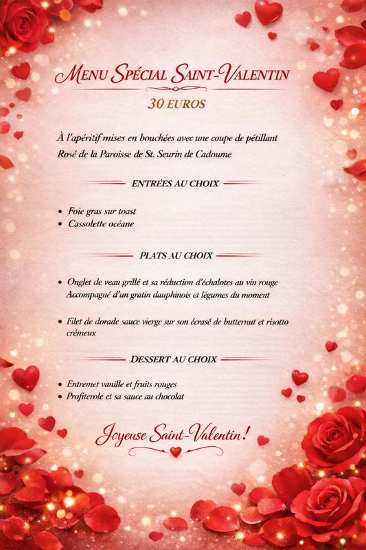 Saint-Valentin à la Joualle de Saint-Seurin