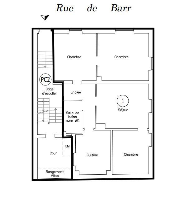 Appartement - 82 m² - 4 pièces