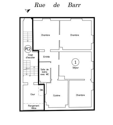 Appartement - 82 m² - 4 pièces