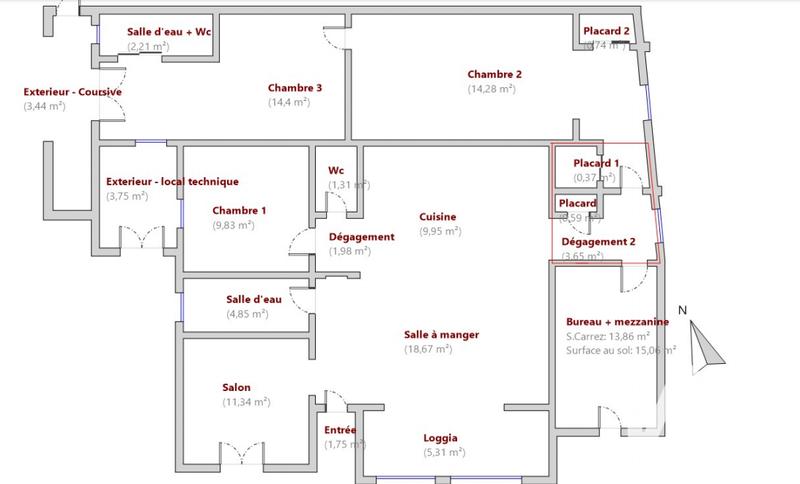 Maison - 113 m² - 5 pièces