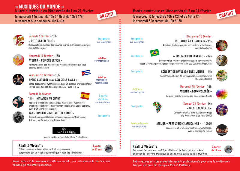 Micro-Folie "Musiques du Monde"