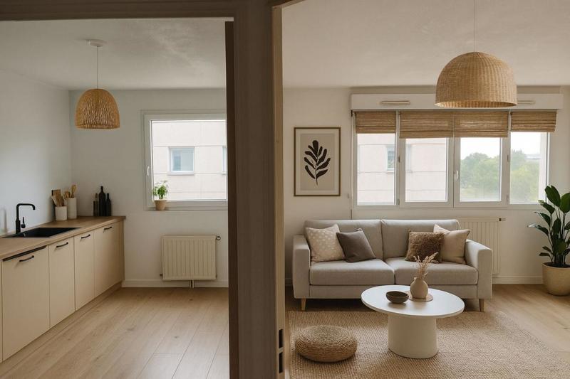 Appartement ancien - 51 m² - 2 pièces