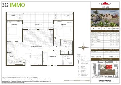 Appartement - 84 m² - 4 pièces