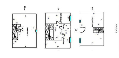 Maison ancienne - 102 m² - 8 pièces