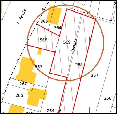 Terrain constructible - 1 513 m²