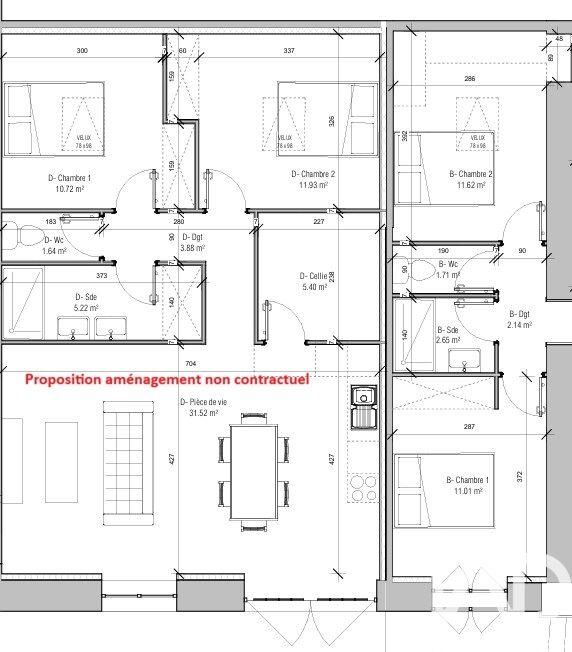 Ferme - 110 m² - 4 pièces