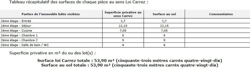 Appartement - 54 m² - 3 pièces