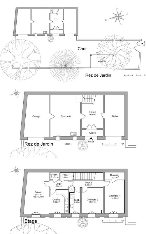 Maison de ville - 116 m² - 4 pièces