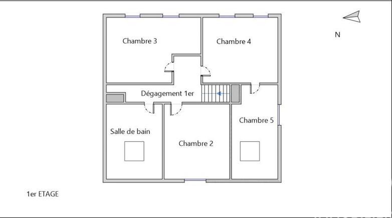 Maison de ville - 125 m² - 7 pièces