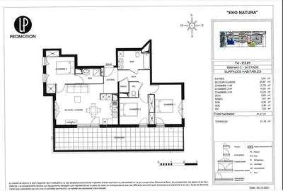 Appartement - 81 m² - 3 pièces