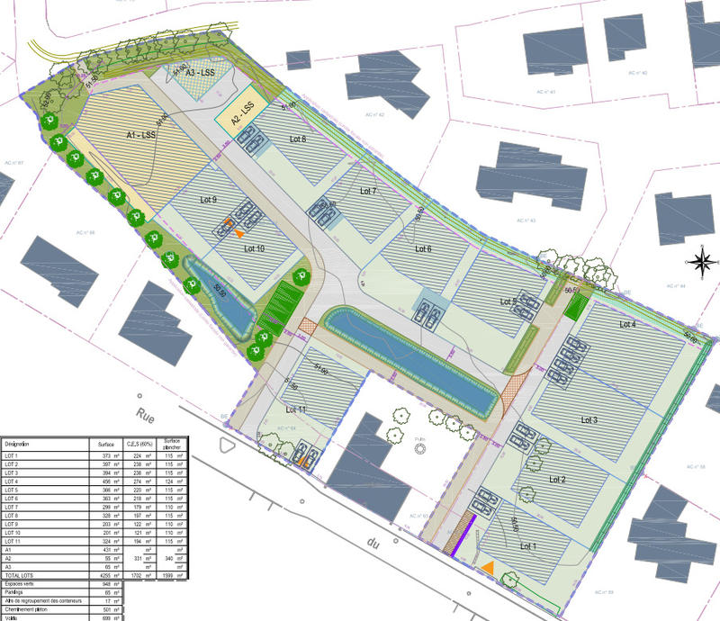 Terrain constructible - 456 m²