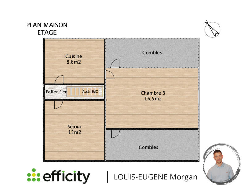 Maison - 104 m² - 6 pièces