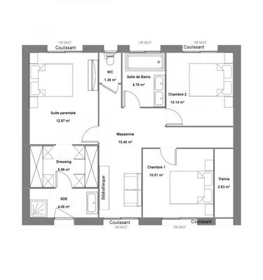 Maison - 129 m² - 5 pièces