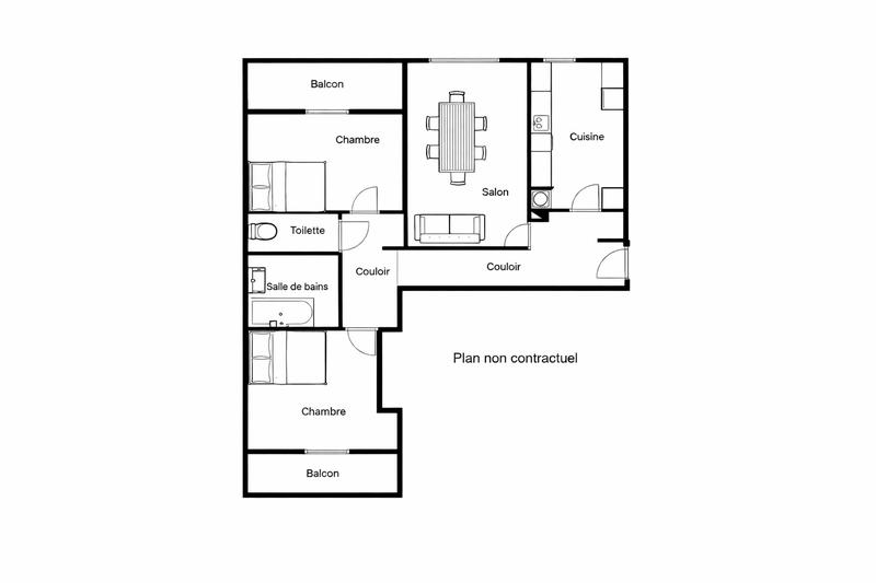 Appartement - 73 m² - 3 pièces