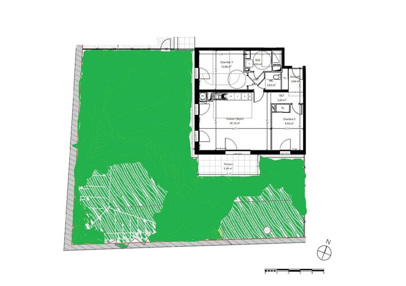 Appartement - 66 m² - 3 pièces