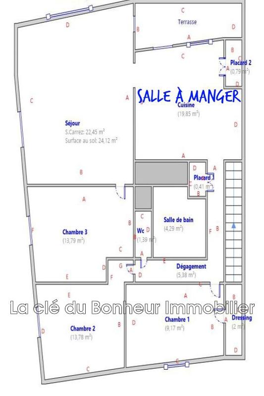 Appartement - 93 m² - 5 pièces