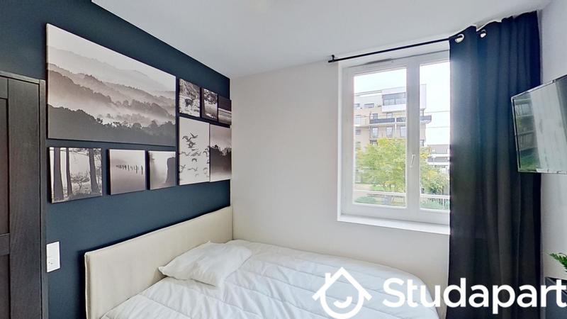 Chambre - 12 m² - 1 pièce