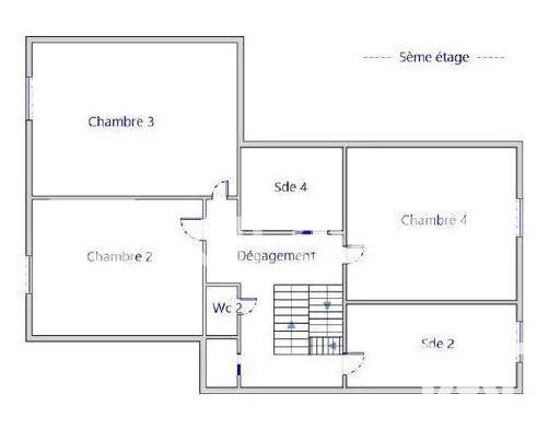 Duplex - 106 m² - 5 pièces