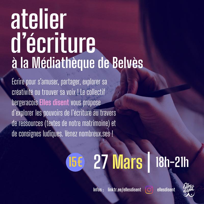Atelier d'écriture