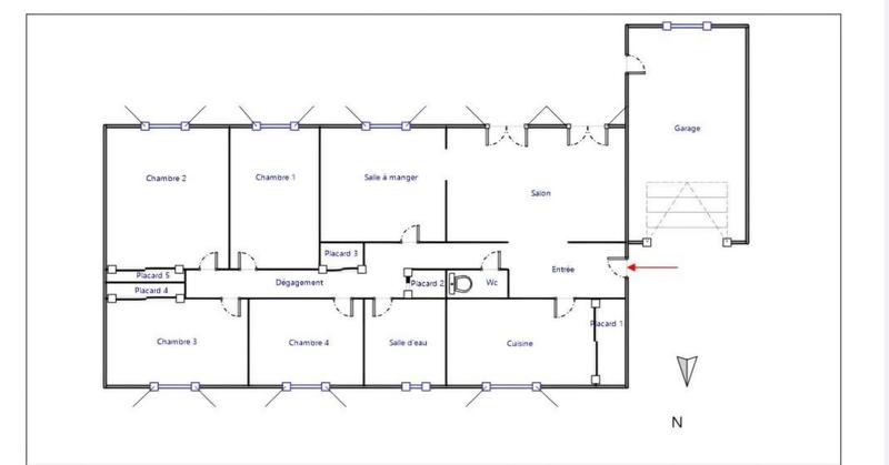 Maison - 115 m² - 5 pièces