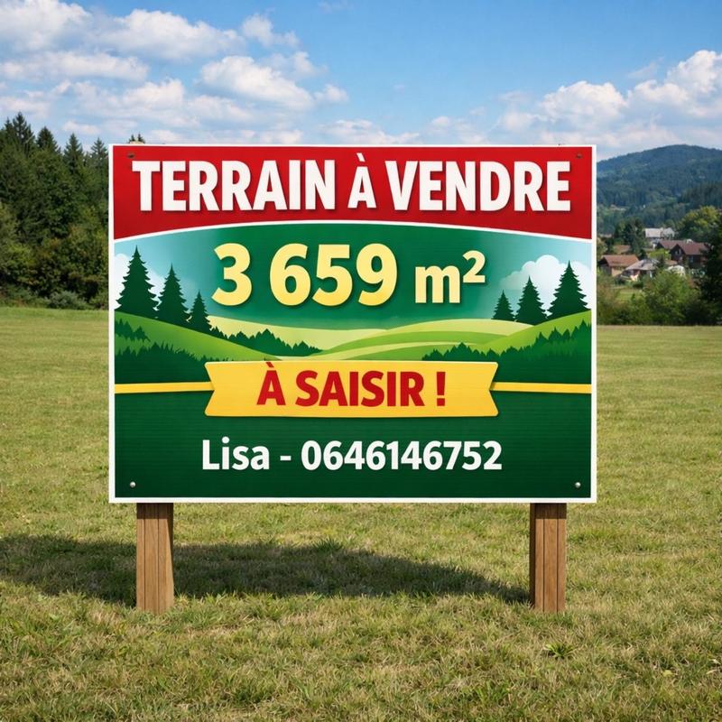 Terrain - 3 659 m²