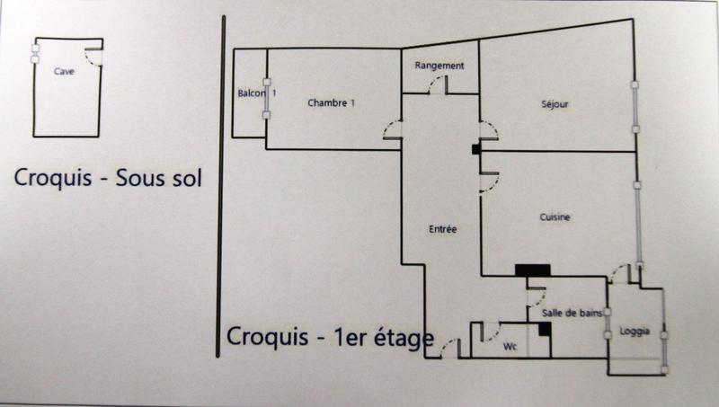 Appartement - 53 m² - 2 pièces
