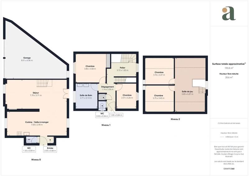 Maison - 123 m² - 6 pièces