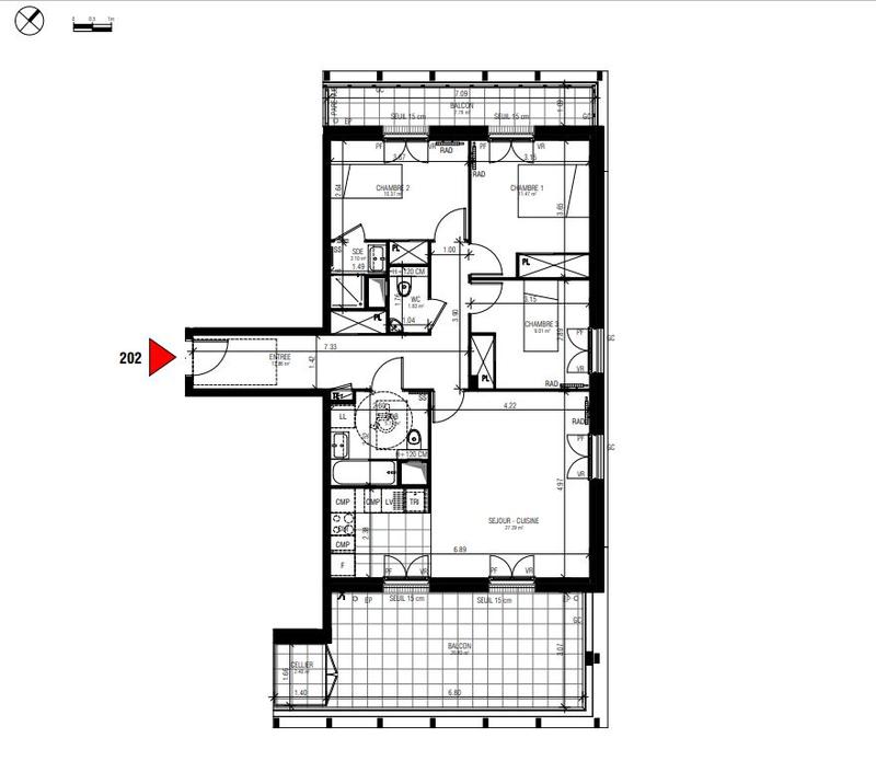 Appartement - 81 m² - 4 pièces