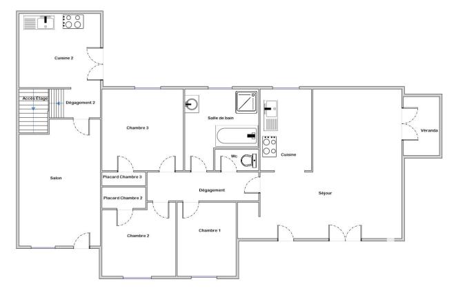 Maison - 134 m² - 5 pièces