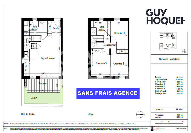 Maison - 78 m² - 4 pièces