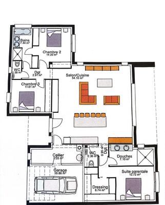 Terrain constructible - 919 m²