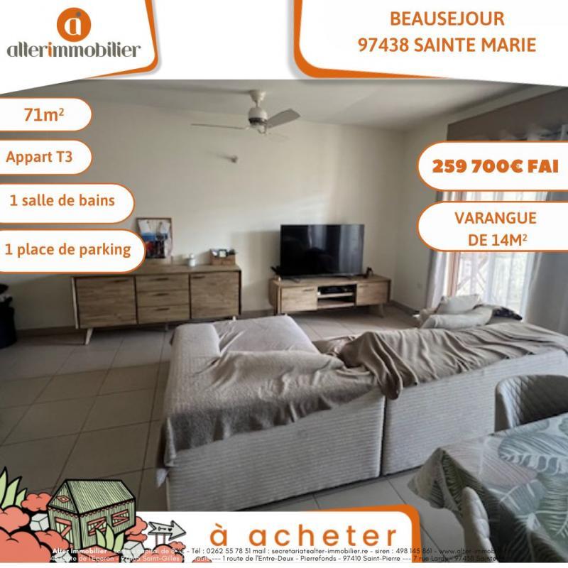 Appartement - 70 m² - 3 pièces