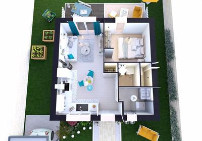 Maison - 51 m² - 2 pièces