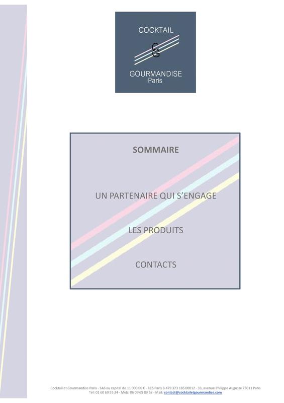 Cocktail et Gourmandise