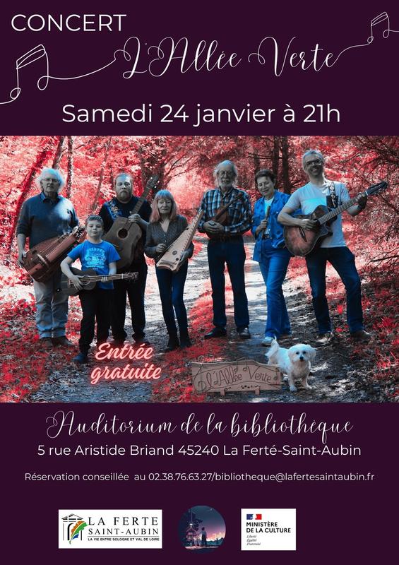 Concert Folk l’Allée Verte • les Nuits de la Lecture