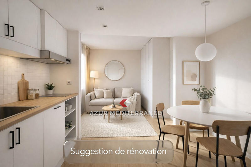 Appartement - 20 m² - 1 pièce