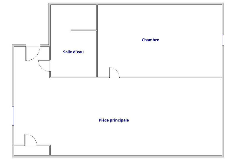 Appartement - 24 m² - 2 pièces