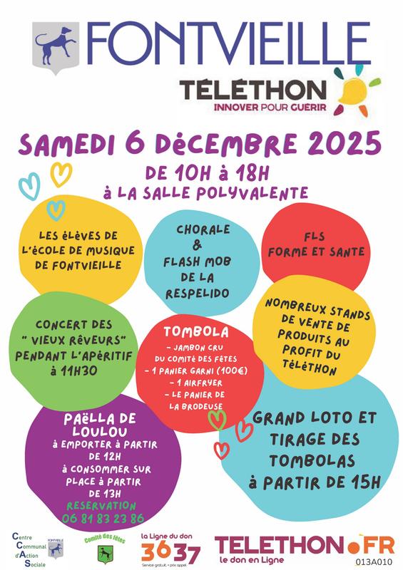 Téléthon à Fontvieille