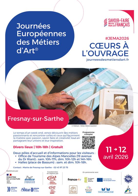 Journées Européennes des Métiers d'Art à Fresnay-sur-Sarthe