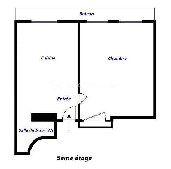 Appartement - 30 m² - 2 pièces