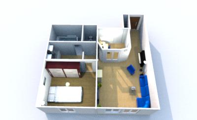 Appartement - 50 m² - 3 pièces