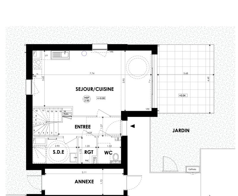 Maison contemporaine - 92 m² - 4 pièces