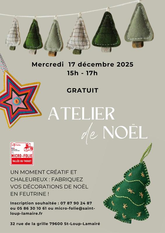 Atelier créatif de Noël
