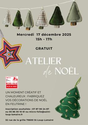 Atelier créatif de Noël