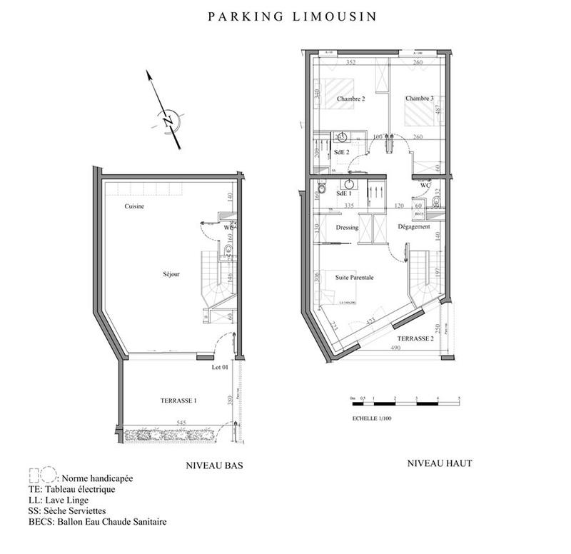Duplex - 112 m² - 4 pièces