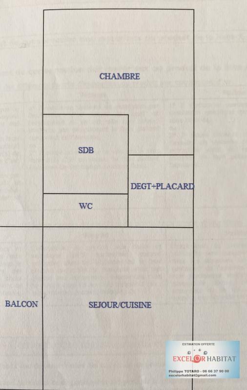 Appartement - 47 m² - 2 pièces